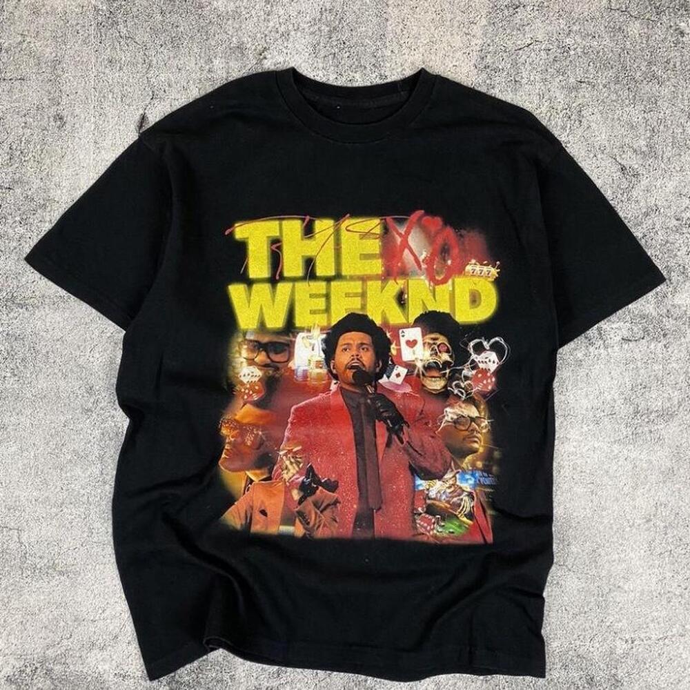 Black The Weeknd Graphic Tee Never Worn Size Xl